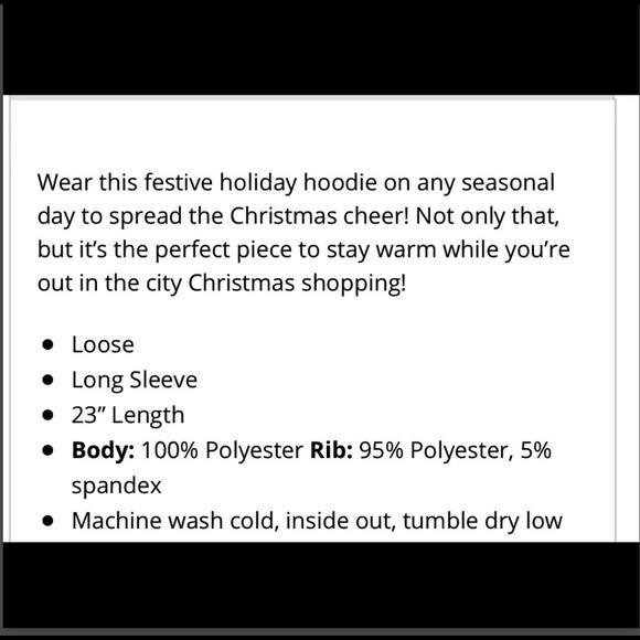 LAST ONE•REINDEER ZIP HOODIE SWEATER - Picture 7 of 8